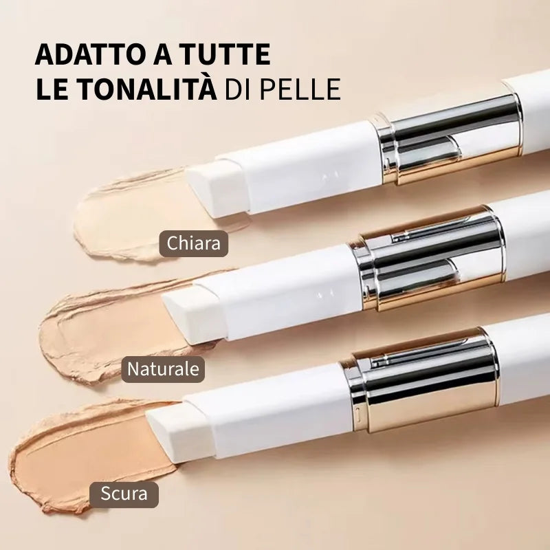 Fondotinta 2-in-1 con pennello integrato