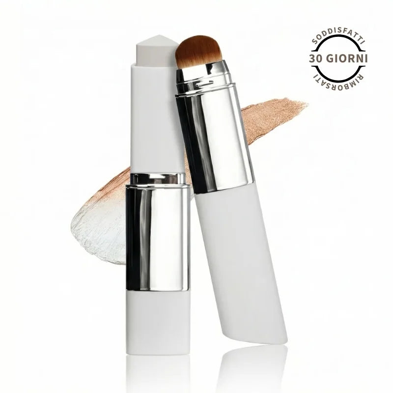 Fondotinta 2-in-1 con pennello integrato